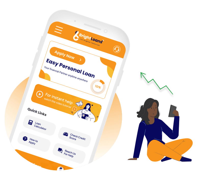 Loan application step illustrated